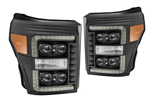 ARex Nova LED Headlights: Ford Super Duty (11-16) - Black (Set) - Headlights (Image 1 of 6)