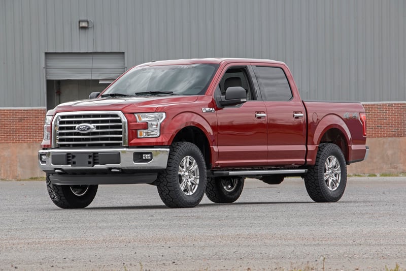 RC 2 Inch Lift Kit | Alum Spacer | Ford F-150 2WD/4WD (2014-2020) (manufacturer page)