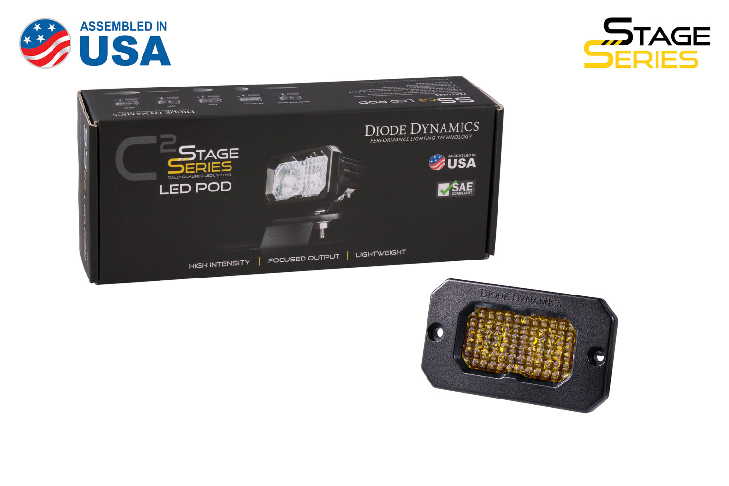 DD SSC2 Pod: (Pro / Yellow / Spot / Surface / Amber BL / Each) - Off Road - Universal (Image 1 of 6)