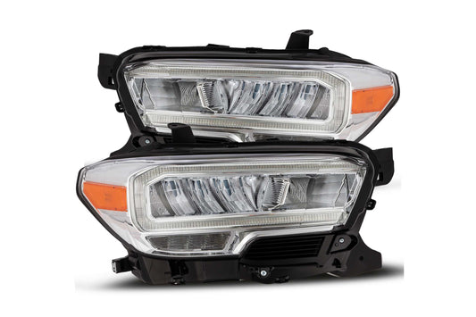 ARex Luxx OEM LED Style Headlights: Toyota Tacoma (16-20) - Chrome (Set) - Headlights (Image 1 of 6)
