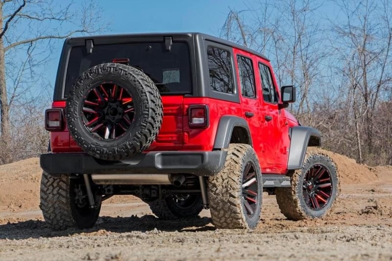 RC 3.5 Inch Lift Kit | Adj Lower | FR D/S | M1 | Jeep Wrangler Unlimited Rubicon (18-23) (manufacturer page)