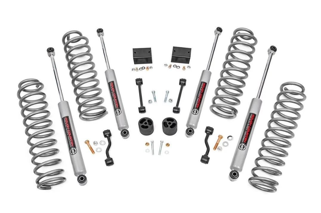 RC 2.5 Inch Lift Kit | Coils | Jeep Wrangler Unlimited Rubicon 4WD (2018-2023) (manufacturer page)
