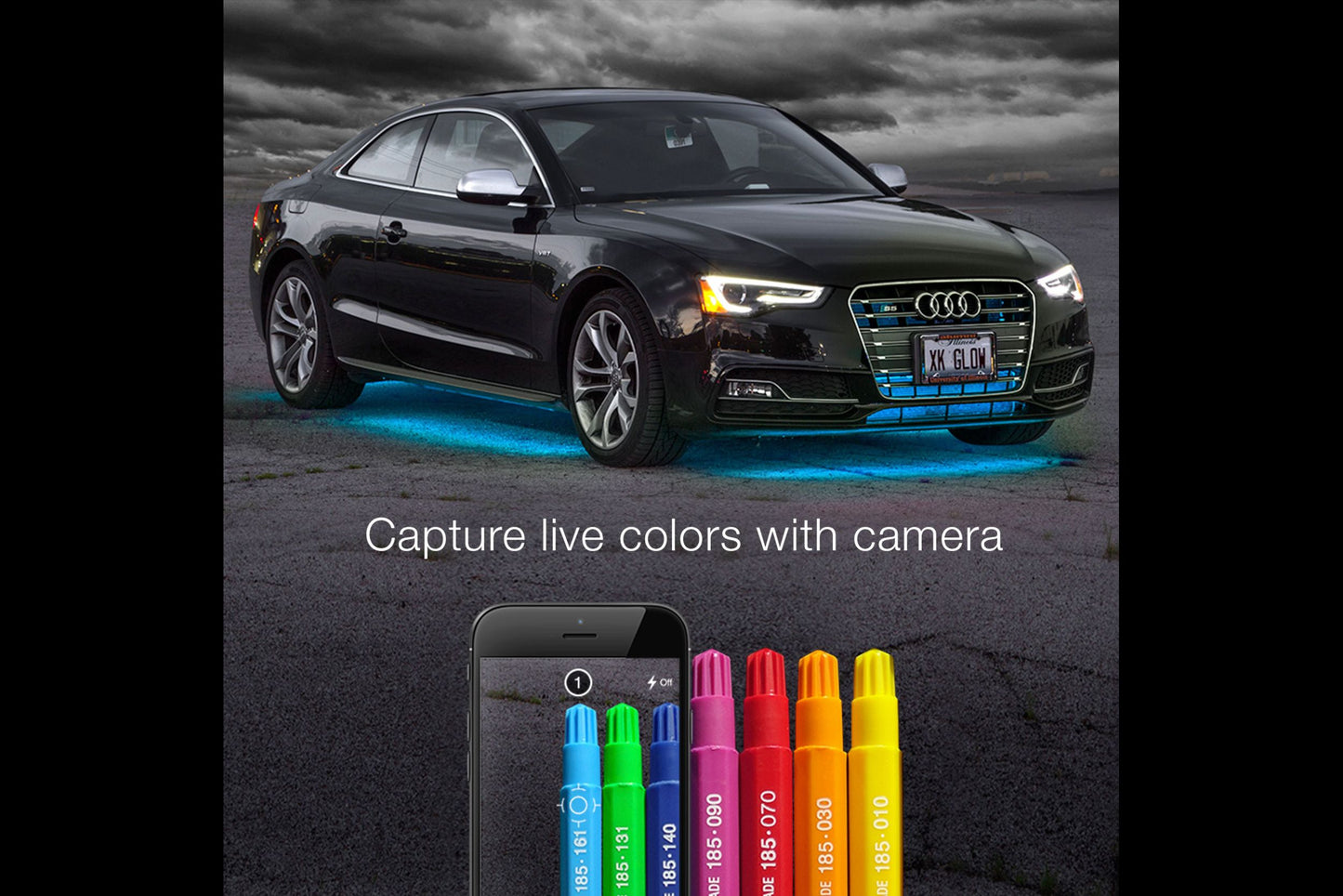 XKChrome RGB LED MC Accent Light Kit: 14x Pods, 12x 10in Strips - LED Accessory (Image 6 of 6)