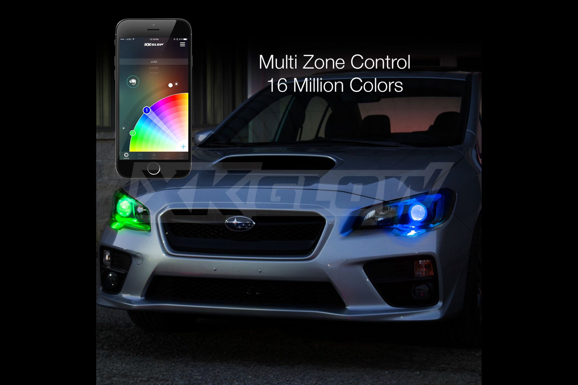 XKChrome RGB LED Demon Eye Kit (Pair w/ Controller) - LED Halos/Strips (Image 5 of 6)