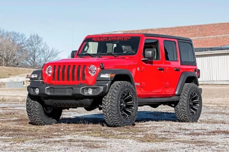 RC 2.5 Inch Lift Kit | Coils | Jeep Wrangler Unlimited Rubicon 4WD (2018-2023) (manufacturer page)