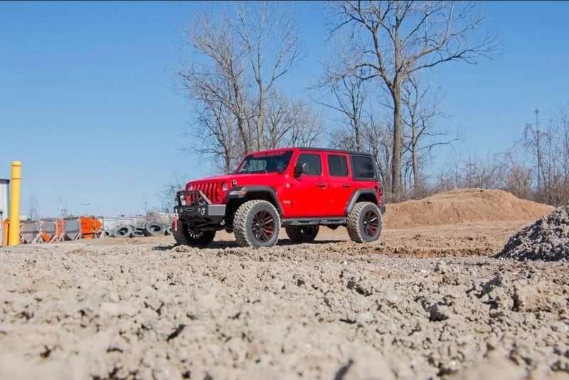 RC 3.5 Inch Lift Kit | Adj Lower | FR D/S | M1 | Jeep Wrangler Unlimited Rubicon (18-23) (manufacturer page)