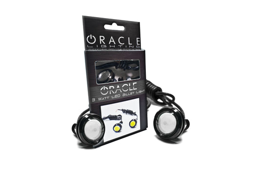 Oracle COB LED DRL Pods: Green (Pair) - LED Accessory