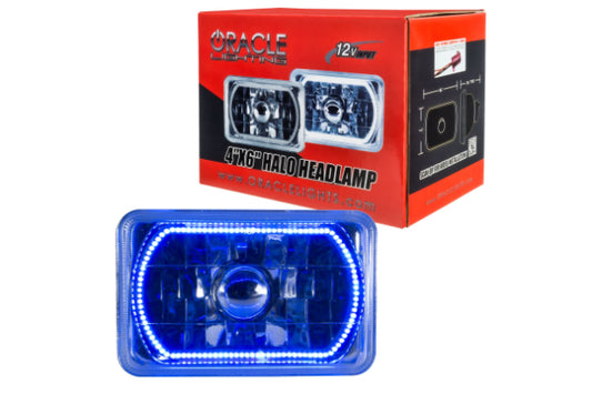 Oracle Halo Sealed Beam: 4x6 / Blue - Headlights (Sealed Beam) (Image 1 of 5)