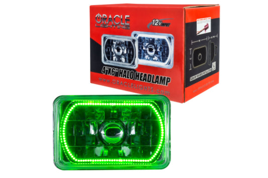 Oracle Halo Sealed Beam: 4x6 / Green - Headlights (Sealed Beam) (Image 1 of 5)