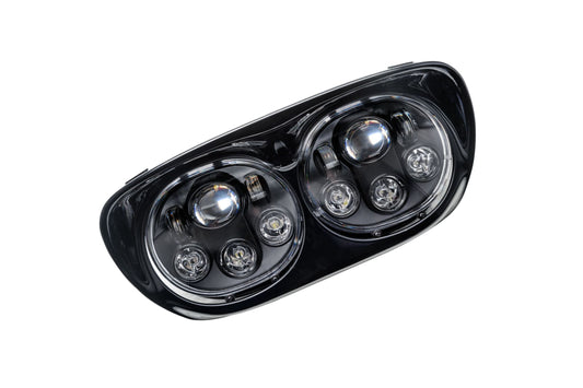 Oracle Harley Road Glide Headlights: Black - Headlights