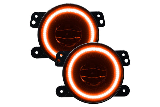Oracle High Performance LED Halo Fogs: Wrangler JL/JK/JT (Amber) - Fog Lights (Image 1 of 6)