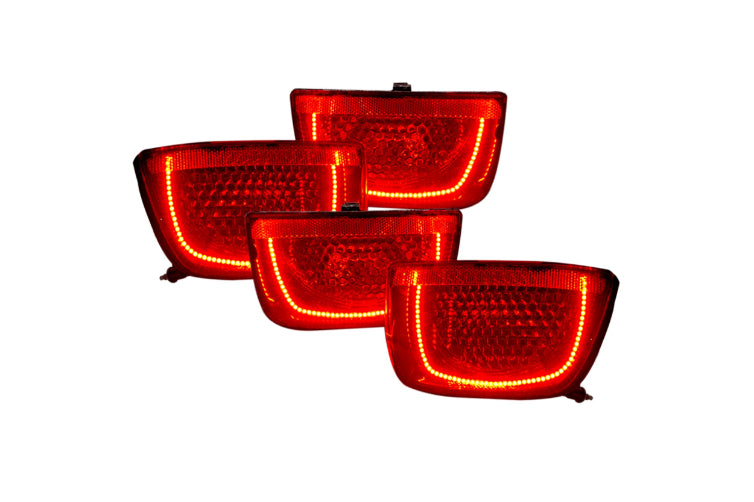Oracle LED 2.0 Halo Tail Lights: 10-13 Chevrolet Camaro Non-RS (Red SMD Single Color) - Tail Lights