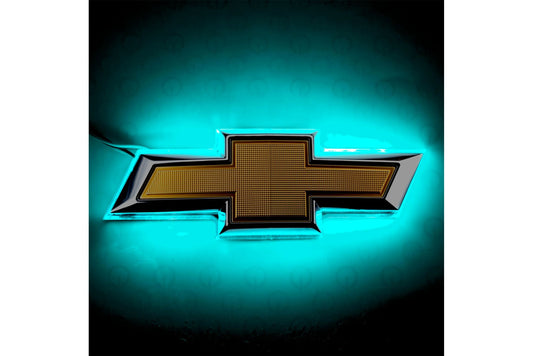 Oracle LED Emblem Kit: 14-15 Chevrolet Camaro (Bowtie / Aqua) - LED Accessory