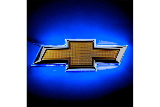 Oracle LED Emblem Kit: 14-15 Chevrolet Camaro (Bowtie / Blue) - LED Accessory
