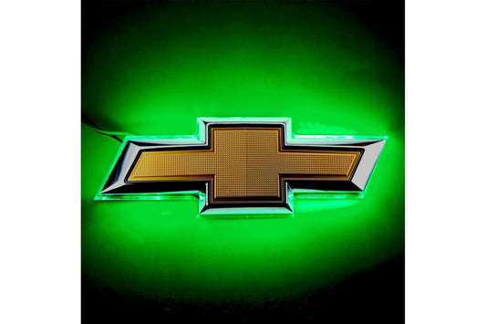 Oracle LED Emblem Kit: 14-15 Chevrolet Camaro (Bowtie / Green) - LED Accessory