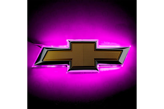 Oracle LED Emblem Kit: 14-15 Chevrolet Camaro (Bowtie / Pink) - LED Accessory