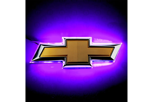 Oracle LED Emblem Kit: 14-15 Chevrolet Camaro (Bowtie / UV/Purple) - LED Accessory