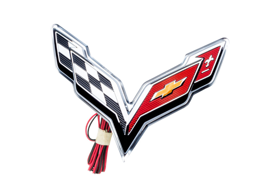 Oracle LED Emblem Kit: Corvette C7 (Rear / Dual Intensity / Red) - LED Accessory (Image 2 of 5)