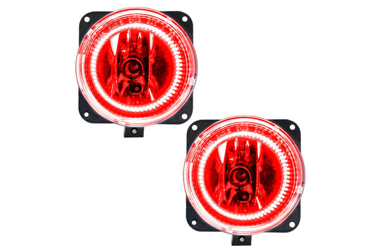 Oracle LED Halo Fogs: 05-07 Ford Escape (Red SMD Single Color) - Fog Lights