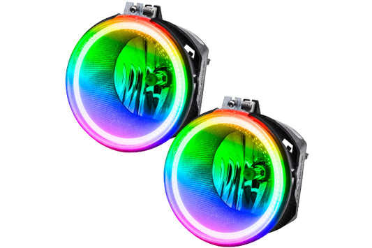 Oracle LED Halo Fogs: 05-10 Jeep Grand Cherokee (ColorShift RGB / No Controller) - Fog Lights