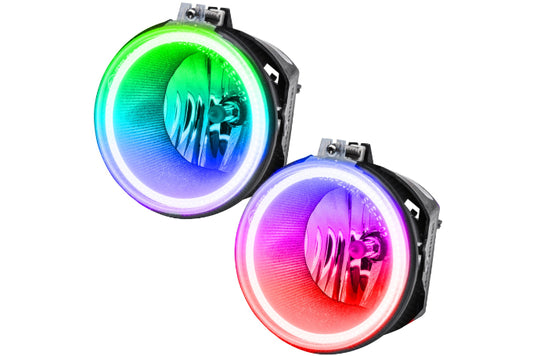 Oracle LED Halo Fogs: 06-10 Jeep Commander (ColorShift RGB / No Controller) - Fog Lights (Image 1 of 5)