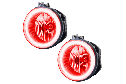 Oracle LED Halo Fogs: 07-09 Chrysler Aspen (Red SMD Single Color) - Fog Lights