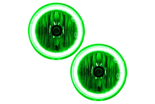 Oracle LED Halo Fogs: 07-09 Jeep Compass (Green SMD Single Color) - Fog Lights