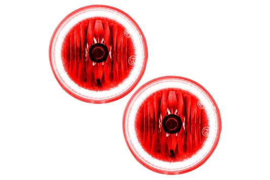 Oracle LED Halo Fogs: 07-11 Dodge Caliber (Red SMD Single Color) - Fog Lights