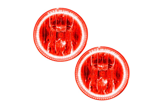 Oracle LED Halo Fogs: 07-13 GMC Yukon Denali (Red SMD Single Color) - Fog Lights