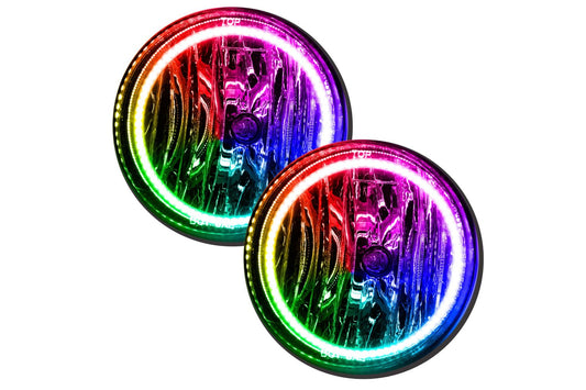 Oracle LED Halo Fogs: 07-14 GMC Sierra (ColorShift RGB / No Controller) - Fog Lights