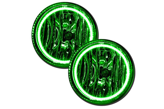 Oracle LED Halo Fogs: 07-14 GMC Sierra (Green SMD Single Color) - Fog Lights