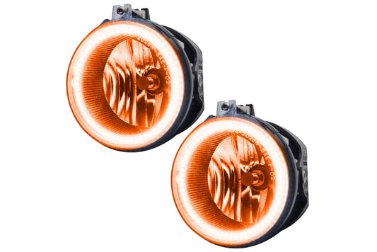 Oracle LED Halo Fogs: 08-10 Dodge Challenger w/ OEM HID (Amber SMD Single Color) - Fog Lights