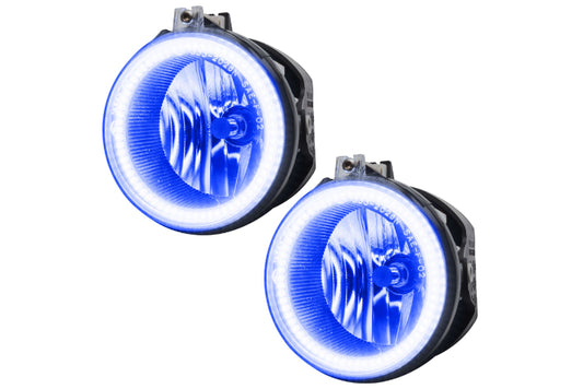 Oracle LED Halo Fogs: 08-10 Dodge Challenger w/ OEM HID (Blue SMD Single Color) - Fog Lights