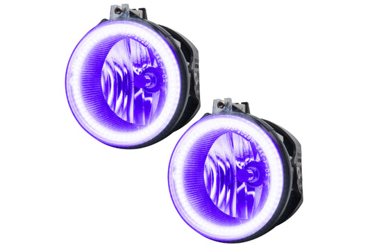 Oracle LED Halo Fogs: 08-10 Dodge Challenger w/ OEM HID (UV/Purple SMD Single Color) - Fog Lights