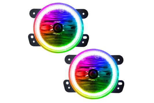 Oracle LED Halo Fogs: 11-14 Dodge Charger (ColorShift RGB / No Controller) - Fog Lights (Image 1 of 5)