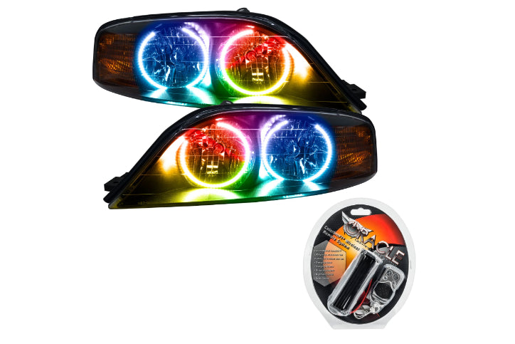 Oracle LED Halo Headlights: 00-02 Lincoln LS (ColorShift RGB / RF Controller) - Headlights