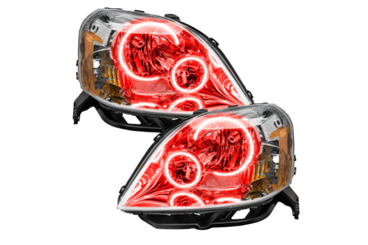 Oracle LED Halo Headlights: 05-07 Ford Five Hundred (Red SMD Single Color) - Headlights