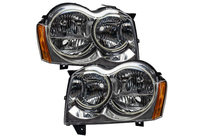 Oracle LED Halo Headlights: 05-07 Jeep Grand Cherokee w/o OEM HID (ColorShift RGB / Simple Controller) - Headlights (Image 2 of 5)