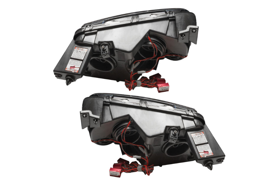 Oracle LED Halo Headlights: 05-10 Dodge Charger w/o OEM HID (Triple Halo / White SMD Single Color) - Headlights (Image 5 of 5)