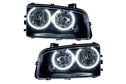 Oracle LED Halo Headlights: 05-10 Dodge Charger w/o OEM HID (White SMD Single Color) - Headlights (Image 1 of 5)