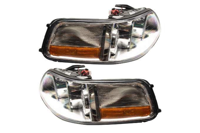 Oracle LED Halo Headlights: 05-11 Lincoln Town Car w/o OEM HID (UV/Purple SMD Single Color) - Headlights (Image 3 of 5)