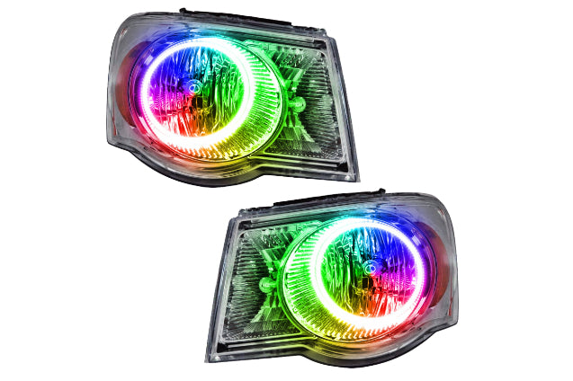 Oracle LED Halo Headlights: 07-09 Chrysler Aspen (ColorShift RGB / BC1 Controller) - Headlights (Image 1 of 2)