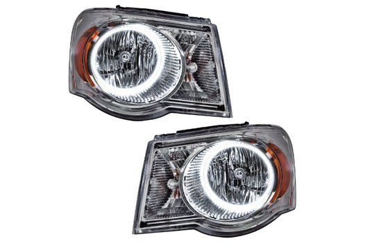 Oracle LED Halo Headlights: 07-09 Chrysler Aspen (White SMD Single Color) - Headlights