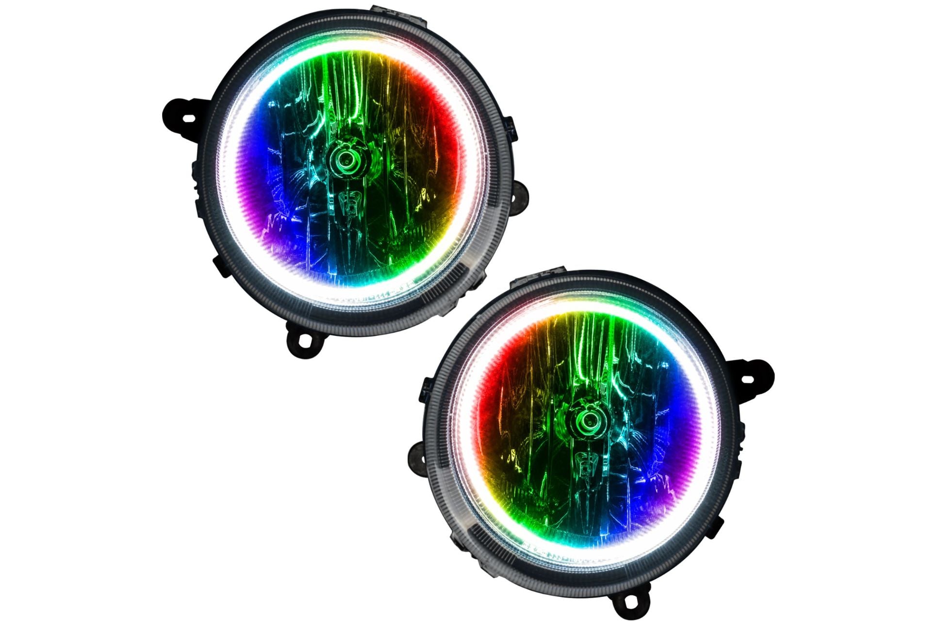 Oracle LED Halo Headlights: 07-10 Jeep Compass (ColorShift RGB / 2.0 Controller) - Headlights