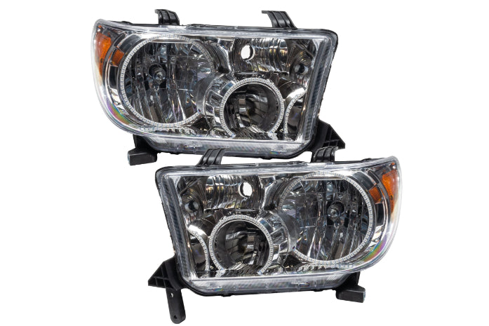 Oracle LED Halo Headlights: 07-13 Toyota Tundra (ColorShift RGB / RF Controller) - Headlights (Image 2 of 5)