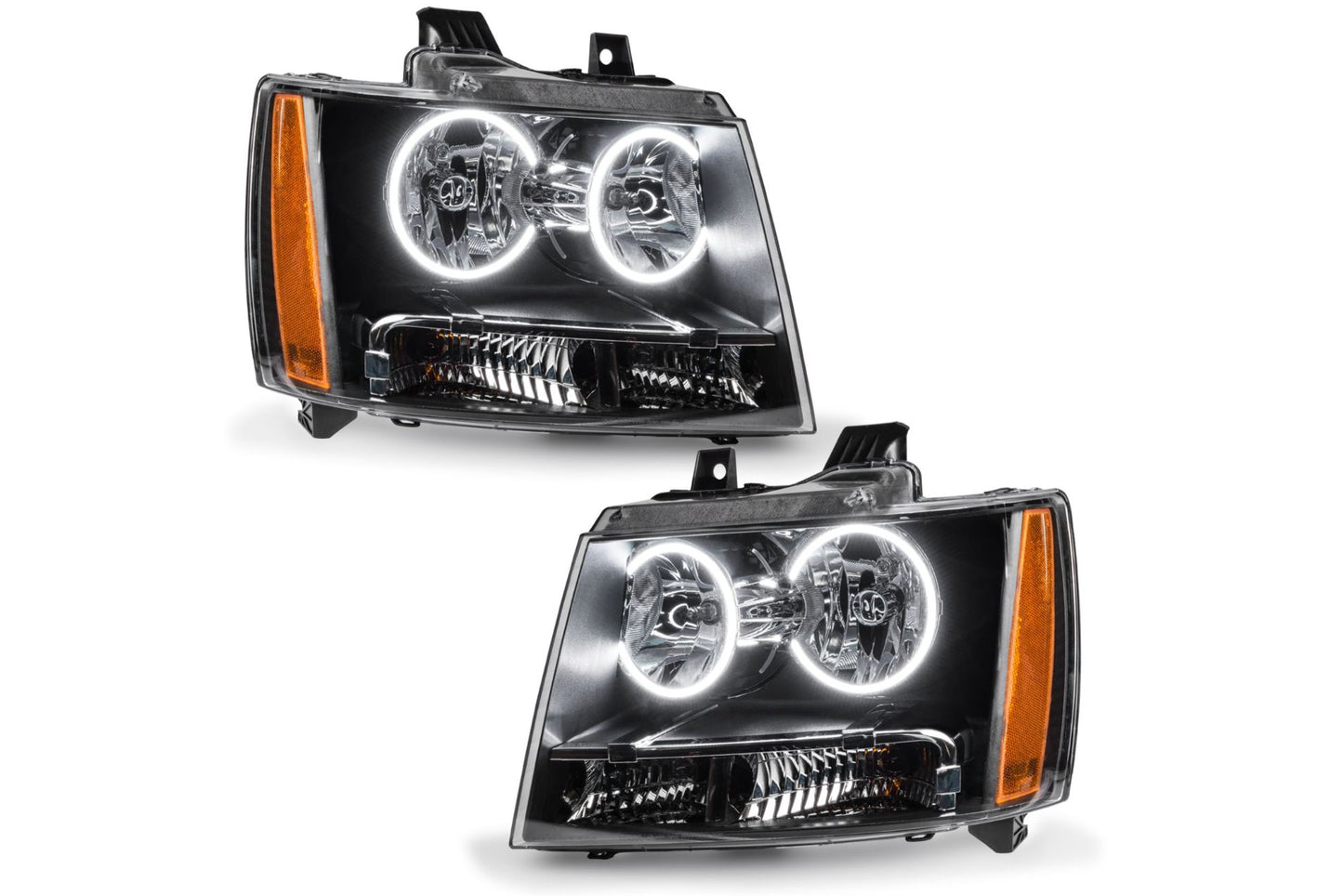 Oracle LED Halo Headlights: 07-14 Chevrolet Tahoe (White SMD Single Color) - Headlights