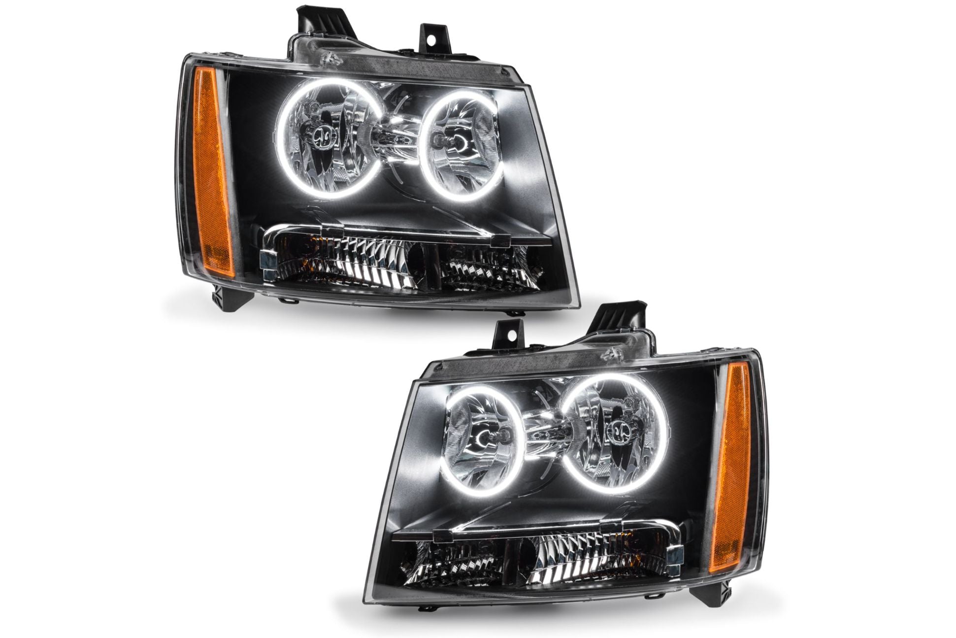 Oracle LED Halo Headlights: 07-14 Chevrolet Tahoe (White SMD Single Color) - Headlights