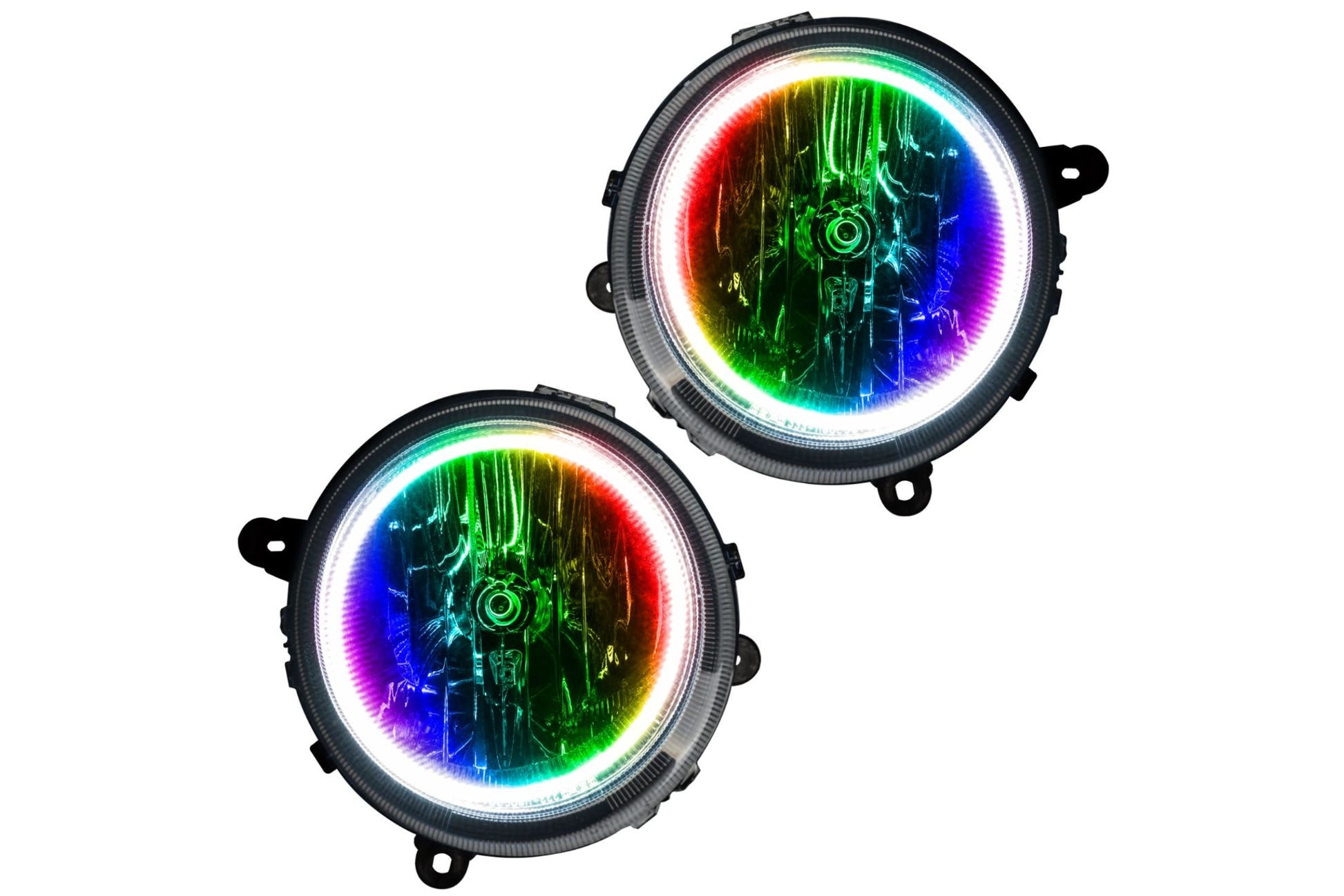Oracle LED Halo Headlights: 07-16 Jeep Patriot/Compass (ColorShift RGB / Simple Controller) - Headlights