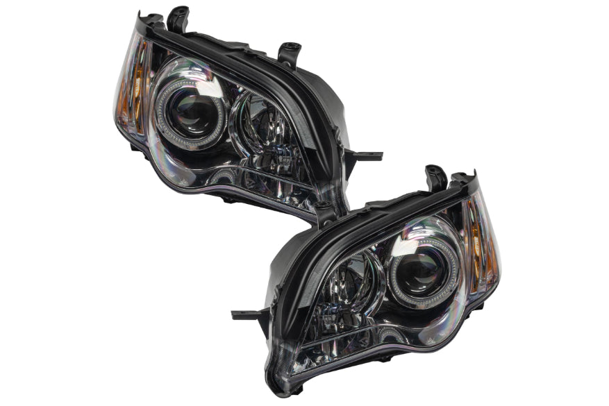 Oracle LED Halo Headlights: 08-09 Subaru Legacy (UV/Purple SMD Single Color) - Headlights (Image 3 of 5)