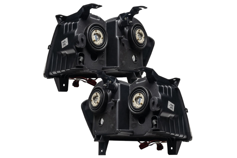 Oracle LED Halo Headlights: 08-10 Jeep Grand Cherokee w/o OEM HID (White SMD Single Color) - Headlights (Image 4 of 5)